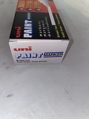 Qty (6) Uni Paint Markers PX-30 White