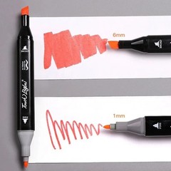 24–80 Color Dual Tip Art Markers Set – Oily Sketch & Manga Pens