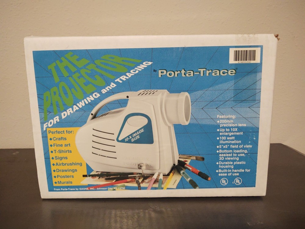 Vintage Gagne Inc Porta Trace The Projector For Drawing and Tracing 10x Tested