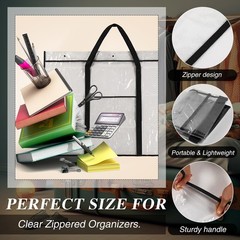 Windyun 2 Pack Large Poster Storage Bag 48″ x 36″ 48 x 36 inches, Black
