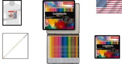 ARTY+ Chalk-Pastel Pencil Tin – 24 Assorted Colors