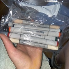 Copic Alcohol Markers Set Of 9 (Light Peach Included But Not Counted)