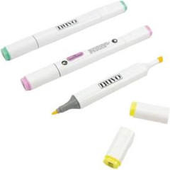 NUVO CREATIVE PEN COLLECTION 1 EA OF FRAGRAND ORANGE, SUNSHINE YELLOW, RICH REDS