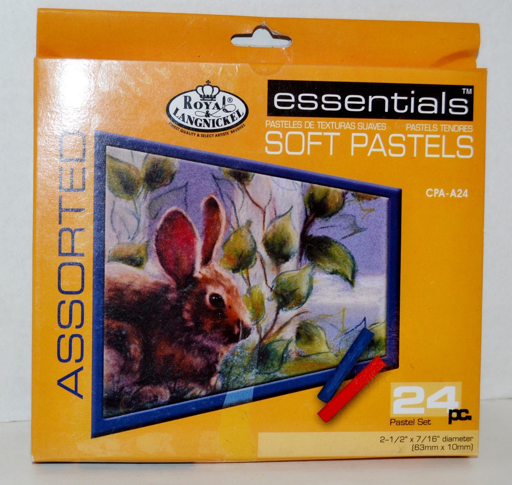 Royal & Langnickel Essentials Assorted Soft Pastels Set of 24 CPA-A24