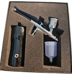 Mini Airbrush Compressor Kit Spray Gun Air Brush Nail Art Tattoo Paint Tool Set