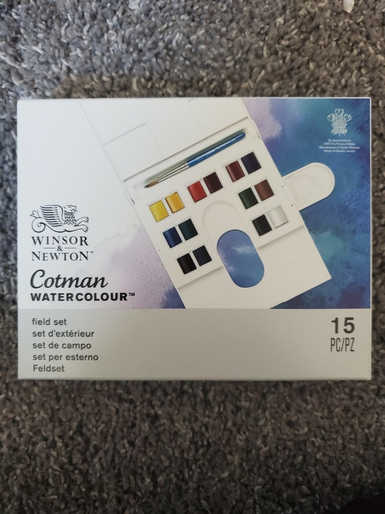 Winsor & Newton Cotman Watercolour Field Set, 15pc