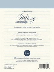 Strathmore 500 Series Lined Writing Paper Pad 6×8 inches 50 Pages 24lb/90g – …