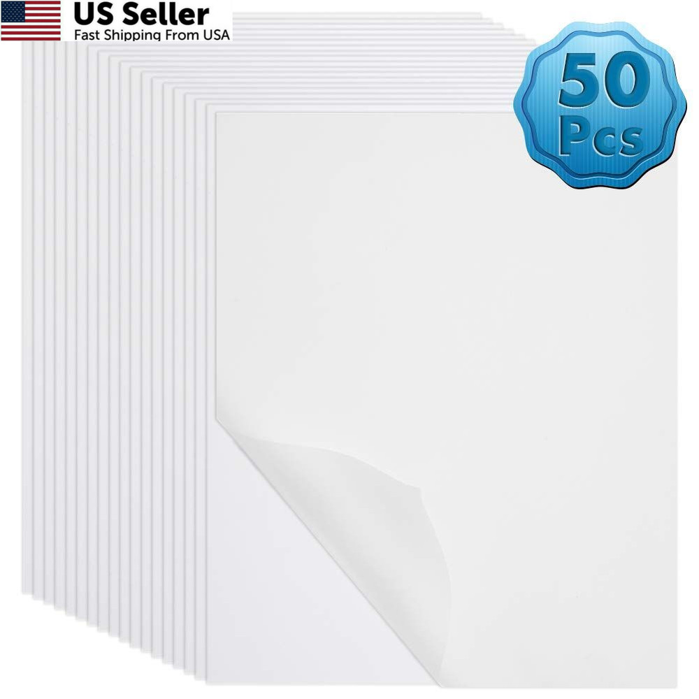 Cridoz 50 Sheets Vellum Paper 8.5 x 11 Inches Translucent Clear