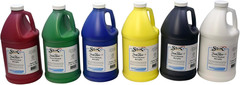 Sax True Flow Heavy Bodied Acrylic Paint – 1/2 Gallon – Set of 6 – Assorted Colo