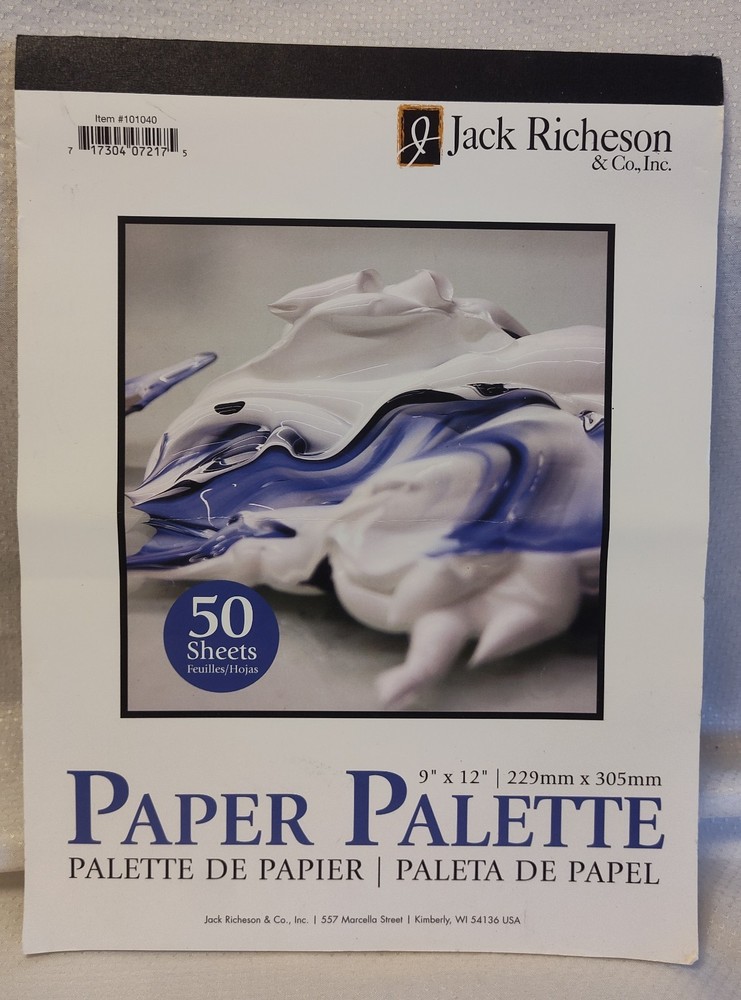 Paint Artists*Paper Palette*50 Sheets*Disposable*Jack Richeson Co*W*
