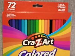CraZArt Colored Pencils 72ct Vivid Bright Non-Toxic, Wood Pre-Sharpened NIB
