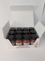 (12) 1 Oz Bottles Of Angelus Acrylic Leather Tan Paint New