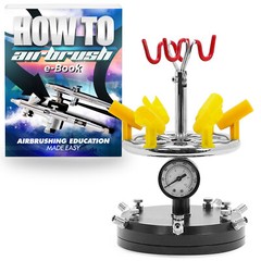 Airbrush Stand – 6-way Splitter Manifold – Holds 8
