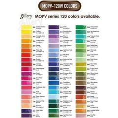 Mungyo Gallery Soft Oil Pastels Wood Box Set of 120 Assorted Colors MOPV-120W