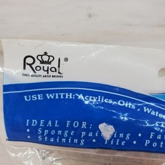 Royal Artist 4 REAL Sea Sponges Natural Ocean Sponge Med Silk & Wool & Yellow