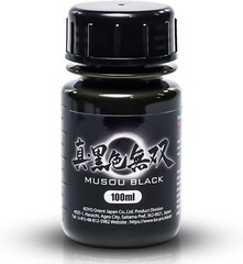 KOKUSHOKU MUSOU BLACK ACRYLIC PAINT 100ML JPN