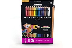 Colored Pencils Assorted Art Supplies Drawing Sketching Set 12 Junior 4.0mm