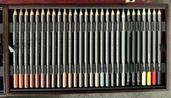 Caran d’Ache Museum Aquarelle 76 Color Watercolor Pencil Set Wood Box Swiss