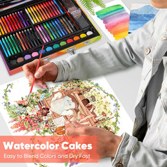 Arts and Crafts Supplies, 183-Pack Drawing Painting Set for Kids Girls Boys Teen