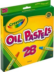 Hexagonal Grip Oil Pastels – 28 Assorted Colors for Detailed Art Projects