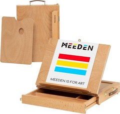 Adjustable Table Sketch Easel with Storage Drawer – Ideal for Artists & Students