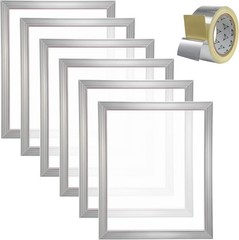 VEVOR Screen Printing Kit, 6 Pieces Aluminum Silk 20x24inch-6