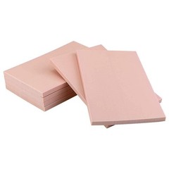 6 Pack 4″x6″ Pale Pink Rubber Stamp Carving Block Carved Brick Soft Craft