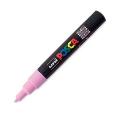 Posca Markers, Paint Marker, Light Pink Paint, 1M Extra Fine Tip Opaque, Acrylic