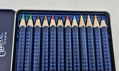 Faber Castell Set 12 Art Grip Aquarelle Watercolor Pencils Germany New Open Box