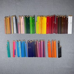 Lot of 130+ Used Crayola Colored Pencils