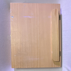 Wooden Artist Paint Box Carrying Case with Built-In Palette, Storage Case