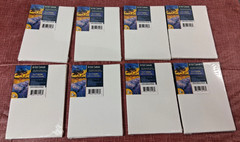 16 New 5 x 7 inch Artist Canvas 100% Natural Cotton for Oil & Acrylic Canvases