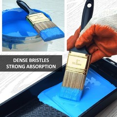 Sturdy 30-Pc Paint Brush Set: Ideal for Home Projects with Comfortable Grip