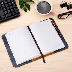 XL Leather Journal Cover for Sketchbook (7.5 x 9.75 in), Compatible for Compo…