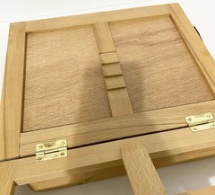 Wooden Table Top Portable Foldable Art Easel Slide Drawer