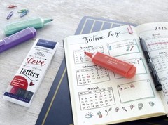 Faber Castell Lettering Starter Set 7 Writing Instruments for Calligraphy Art