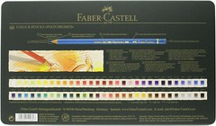 Faber-Castell Polychromos Colored Pencil Set In Metal Tin, 60 Pieces