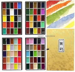 Kissho Gansai Japanese Watercolor Paint Pigments 100 Colors Set New