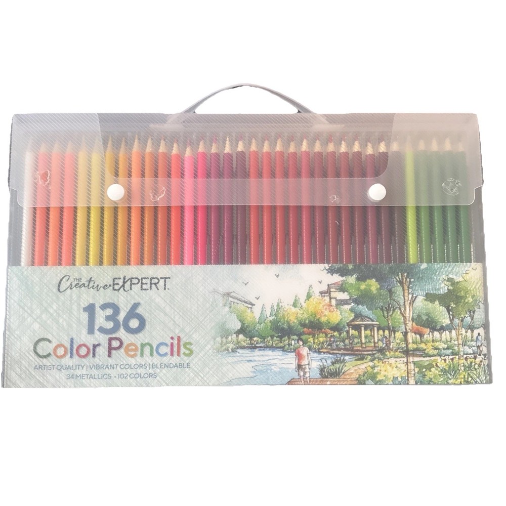 The Creative Expert 136 Color Pencils Set Art Drawing Colored Pencils