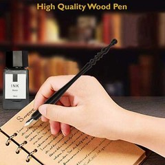 Calligraphy Set includes Dip Pen Set, Oblique Pen Holder, Nibs & Wooden Pens