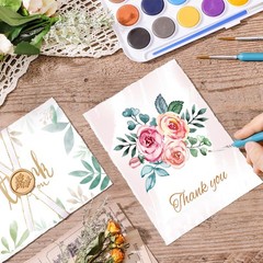 50 Sheets Cotton Watercolor Paper 5×7 Inches Ivory White Acrylic Painting