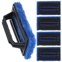 5Pcs Abrasive Scrub Pad With Grip Handle Silkscreen Printing Mesh