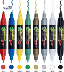 8 Colors Bold Tip and Extra Fine Tip Paint Markers Waterproof Oil Paint Pen
