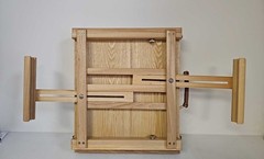 Adjustable Wood Table Top Lap Easel Sketchbox with Drawer and Supplies