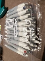 Nuvo Alcohol Markers Lot Of 42 two sided for art, coloring, crafts, calligraphy