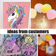 24 Sheets 6×6 Glitter Ombre Pastel Cardstock for Scrapbooking Cards Crafts
