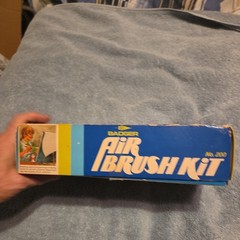 Vintage Badger 200-3 Airbrush Set Open Box