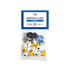 The FEMALE Adapter and Male Caps Pack (20) Spray Paint Caps Graffiti Art Tips