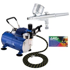 Multi-Purpose Feed Brush Kit with Compressor – Model G22 Feed Dual-Action Air…