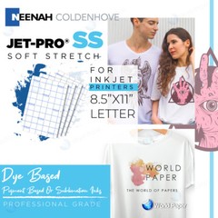 HEAT TRANSFER PAPER JET PRO SS INKJET PRINTER LIGHT GARMENTS USA #1